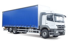 Car Hire Galashiels - 26 Tonne Curtain Side Truck - Truck hire Galashiels